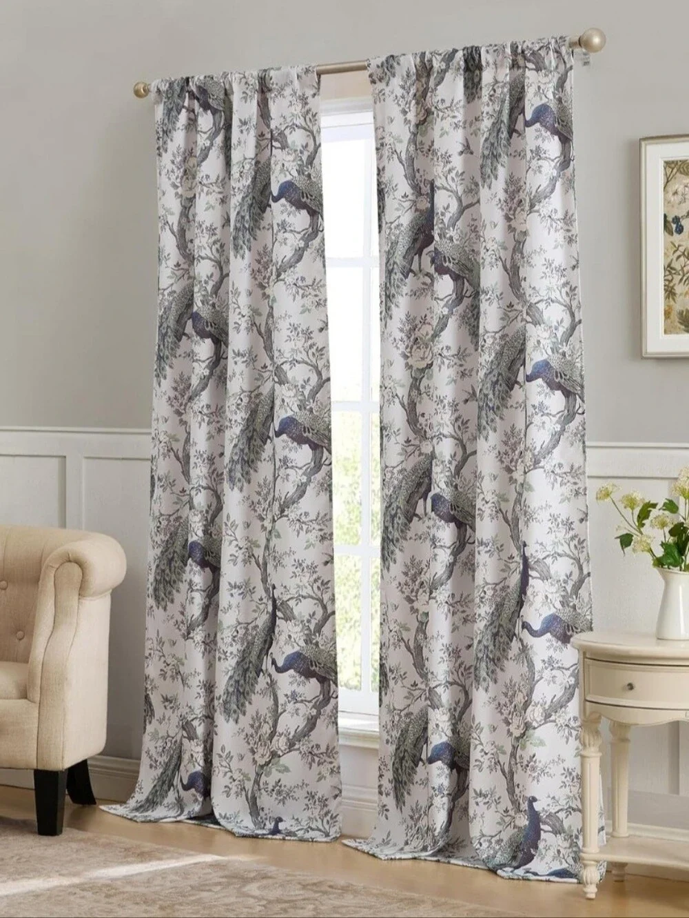 NEW Laura Ashley Belvedere Window Curtains, Two 38